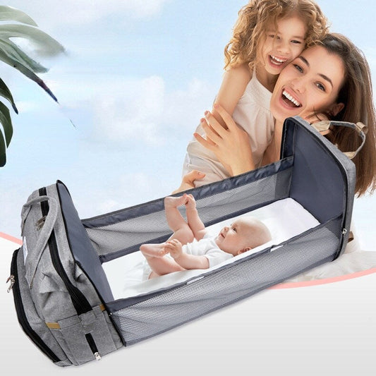 CarryCrib™ - Diaper Bag & Portable Baby Crib